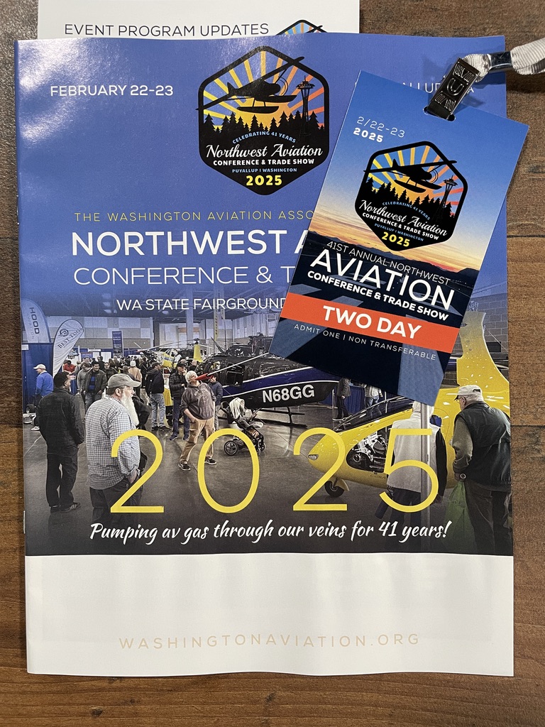 First Time at the NW Aviation Conference: Learning, Planning, and Talking Airplanes