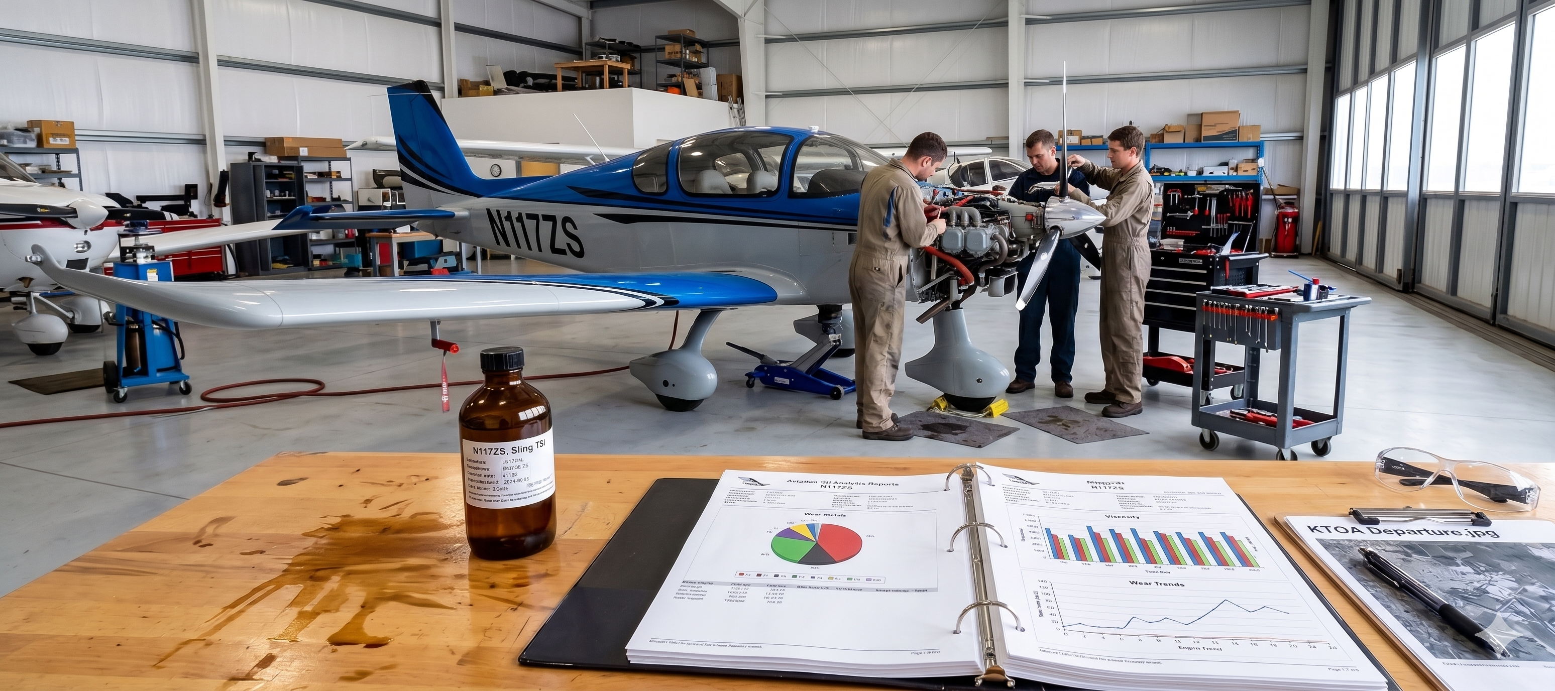 The First Sample: Engine Oil Analysis for the Rotax 916 iS